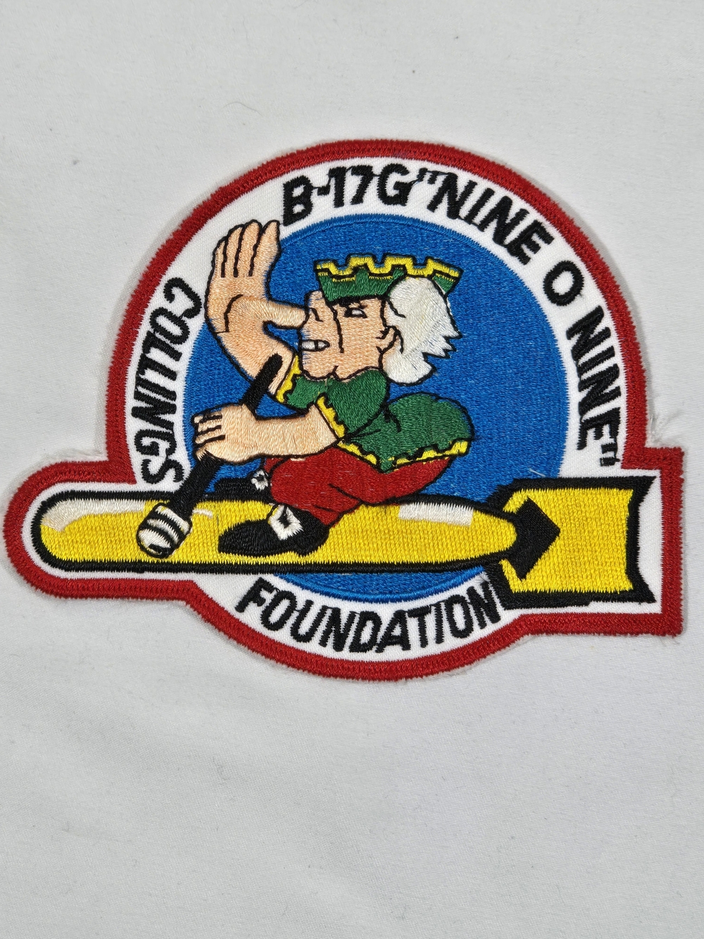 Vintage B-17G Nine O Nine Collings Foundation Embroidered Patch